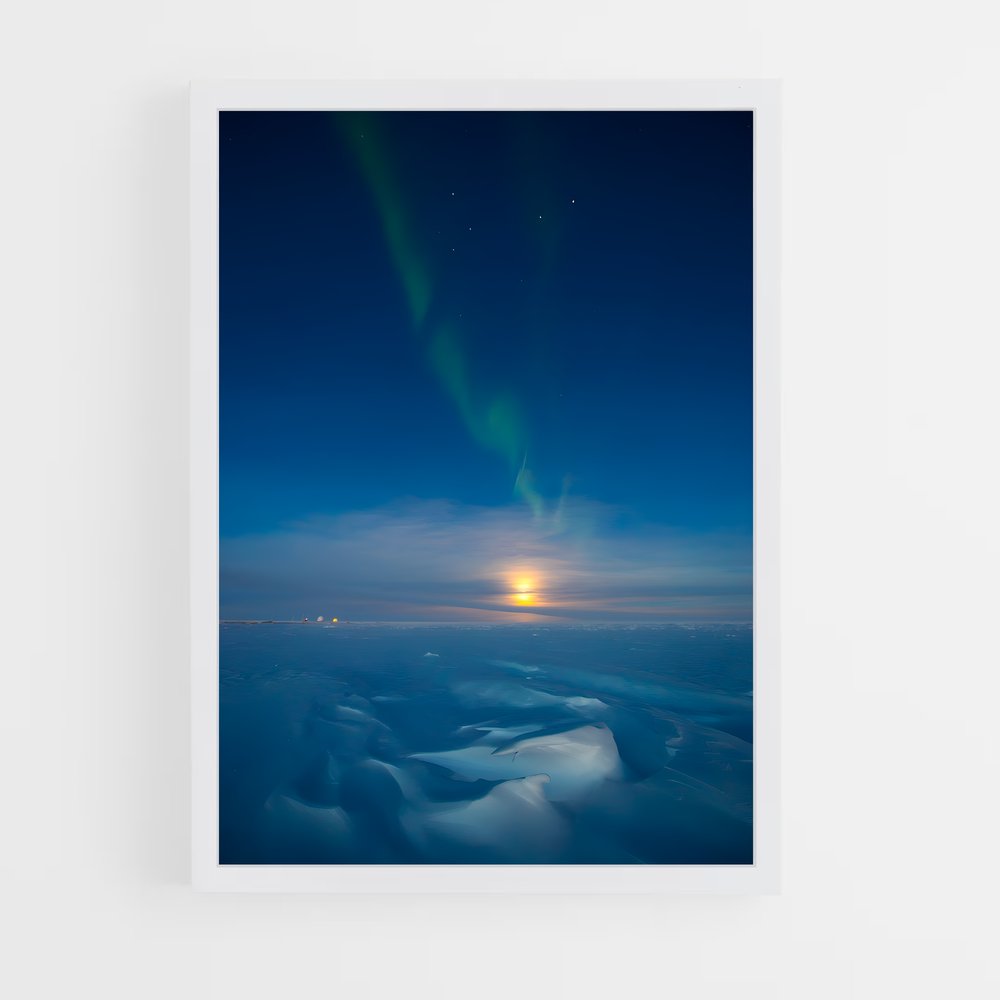 Poster Aurora australis magnifique – affiche Univers (vue 3)